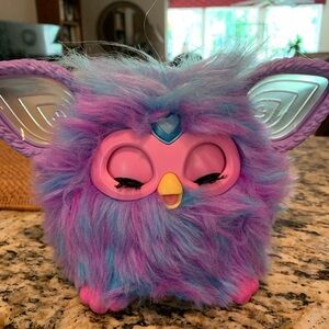 Furby 2023 Purple And Blue Lights up and Glows